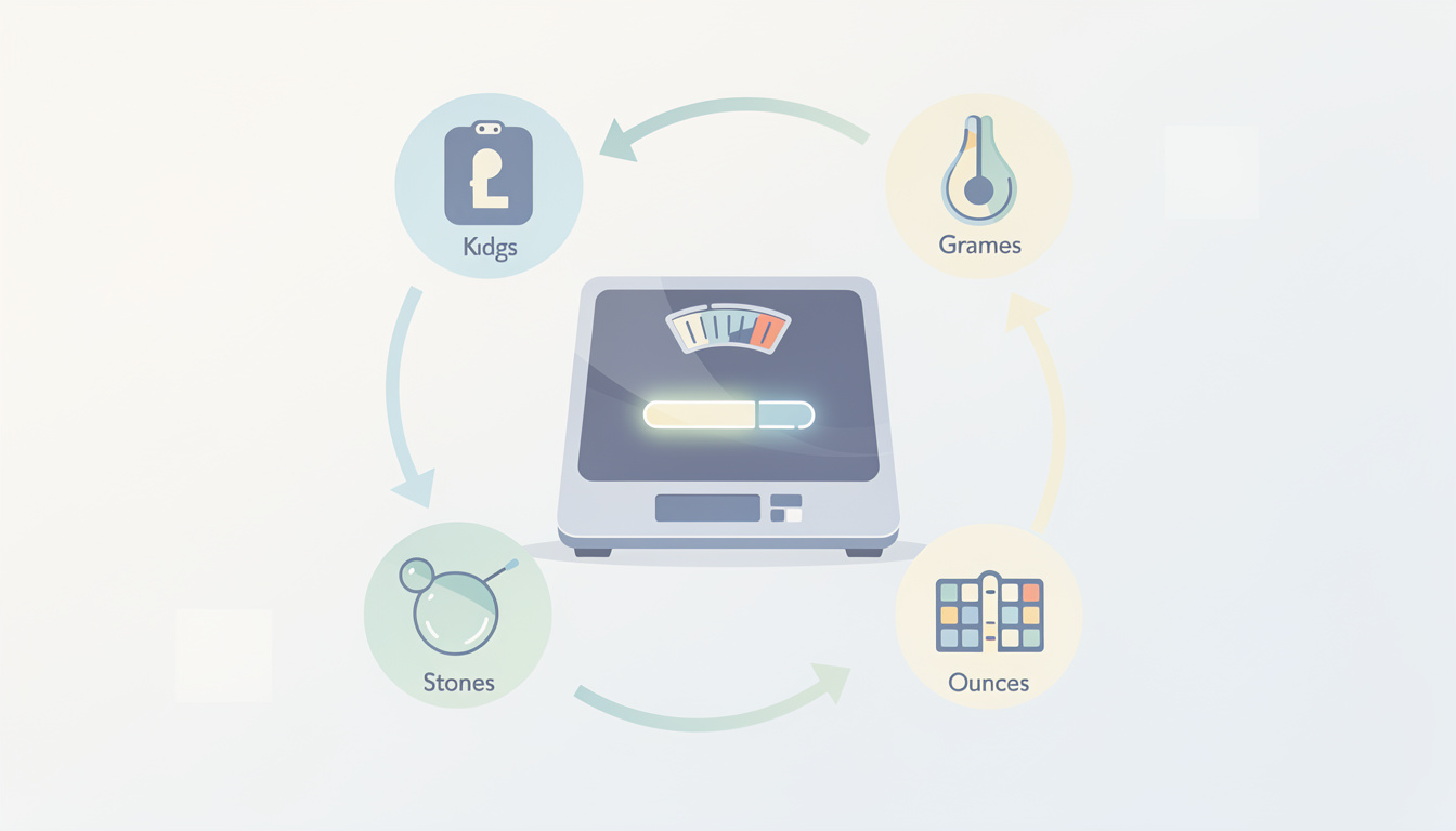 découvrez comment convertir facilement les kilogrammes en différentes unités de poids grâce à nos méthodes simples et rapides. suivez notre guide pratique pour maîtriser les conversions en un rien de temps.
